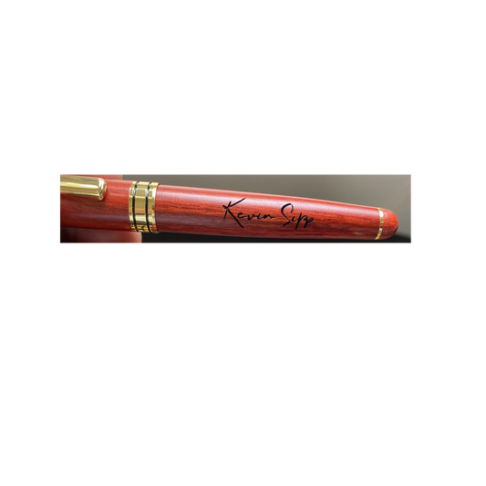 Rosewood Rollerball personalized pen