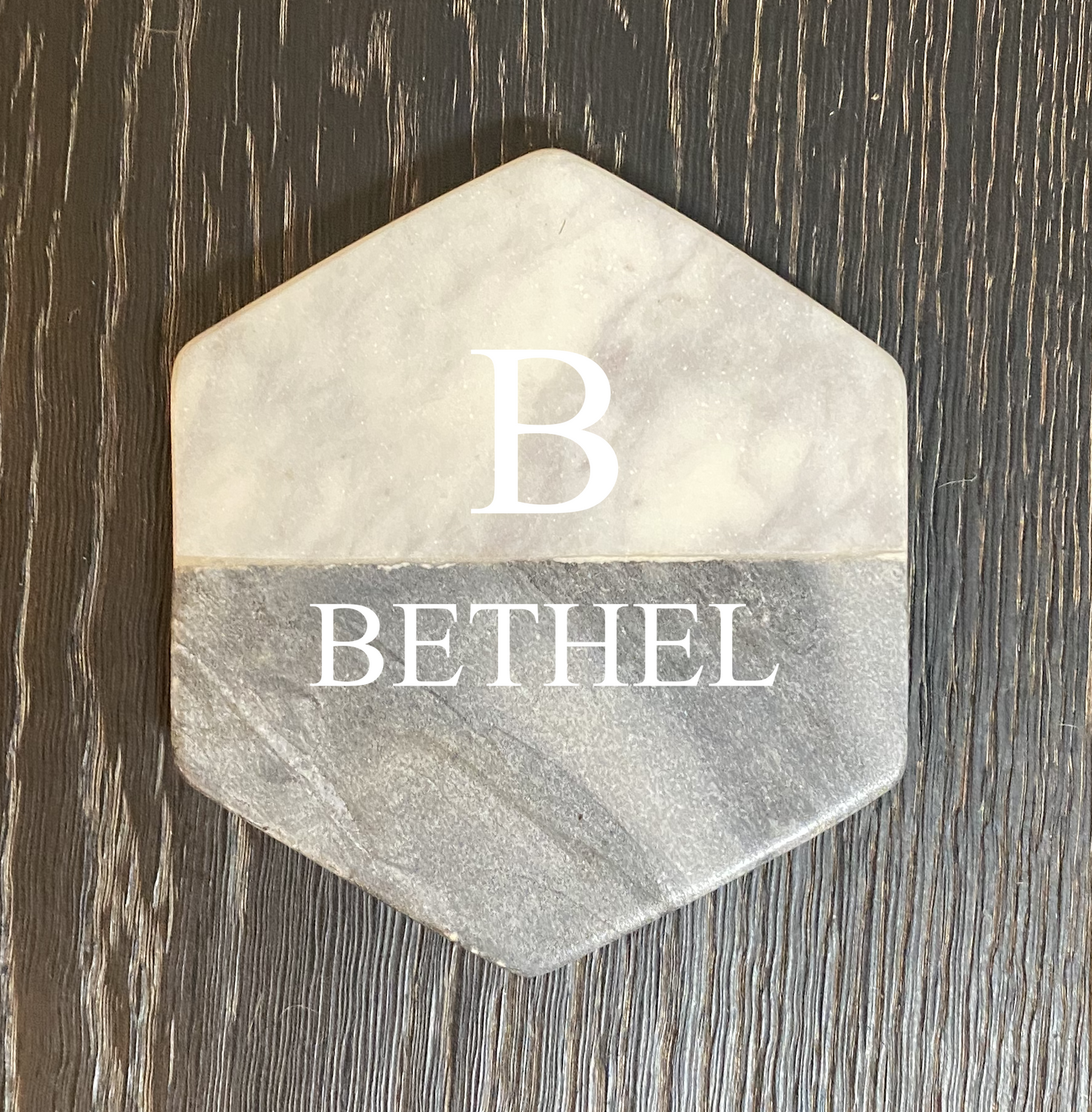 Personalized Marble Coasters